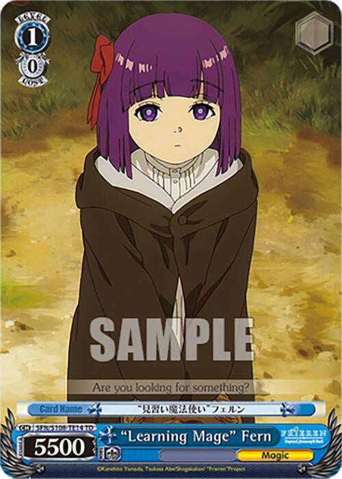’Learning Mage’ Fern (10814) [SFN/S108] - Weiss Schwarz Single