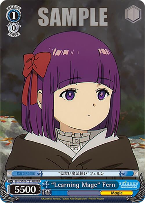 ’Learning Mage’ Fern (RRR) (10814) [SFN/S108] - Weiss Schwarz Single