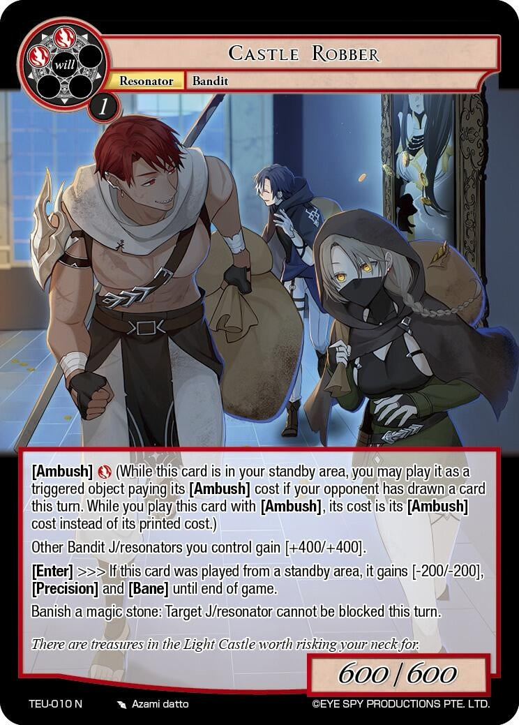Castle Robber (10) [TEU] - Force of Will Single