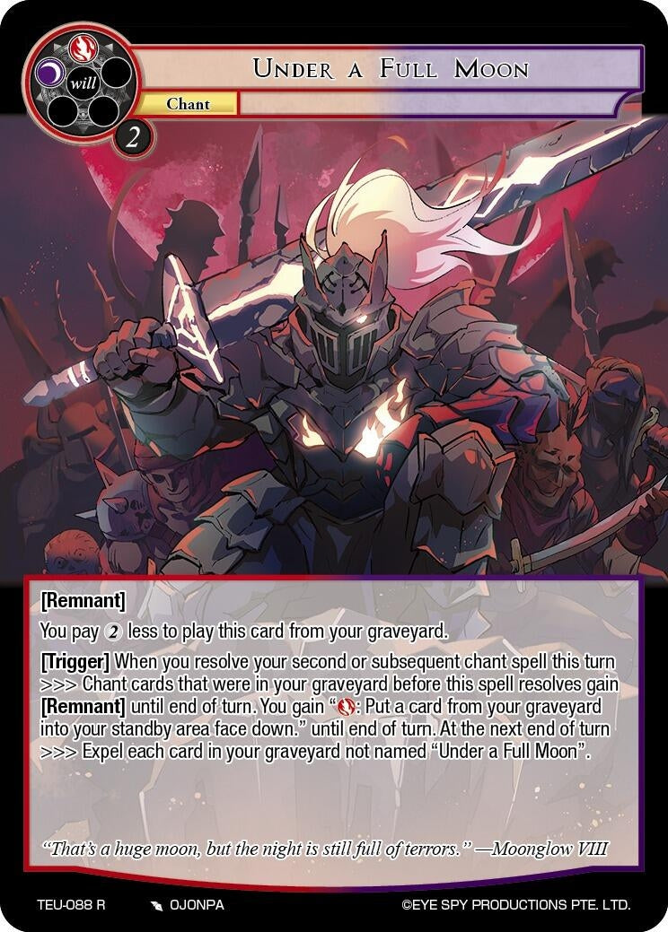 Under a Full Moon (88) [TEU] - Force of Will Single