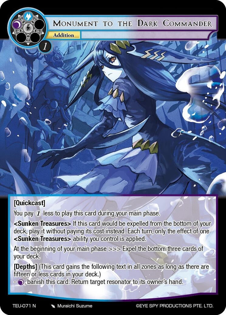 Monument to the Dark Commander (71) [TEU] - Force of Will Single