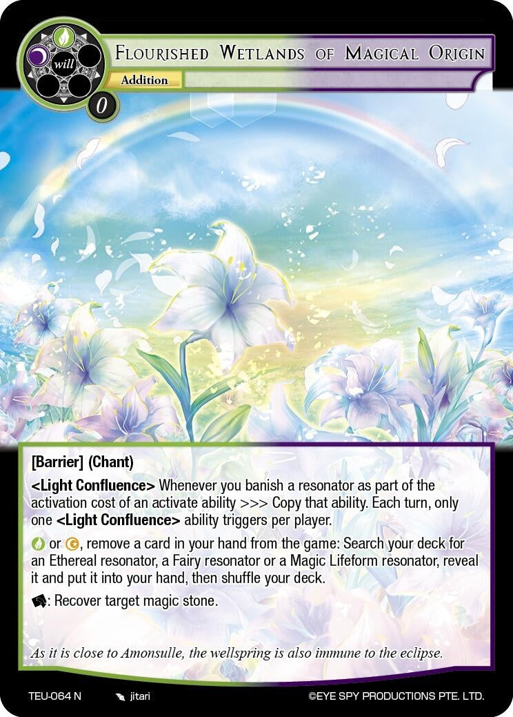 Flourished Wetlands of Magical Origin (64) [TEU] - Force of Will Single