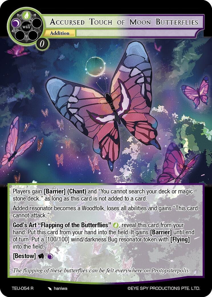 Accursed Touch of Moon Butterflies (54) [TEU] - Force of Will Single
