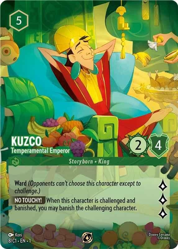 Kuzco - Temperamental Emperor (8) (DLPC) - Disney Lorcana Single
