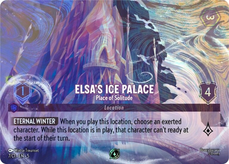 Elsa’s Ice Palace - Place of Solitude (7) (DLPC) - Disney Lorcana Single