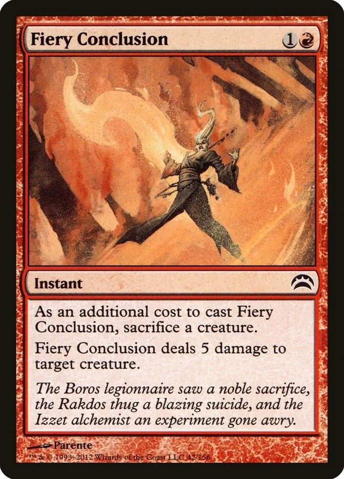 Fiery Conclusion (42) [PC2] - MTG Single