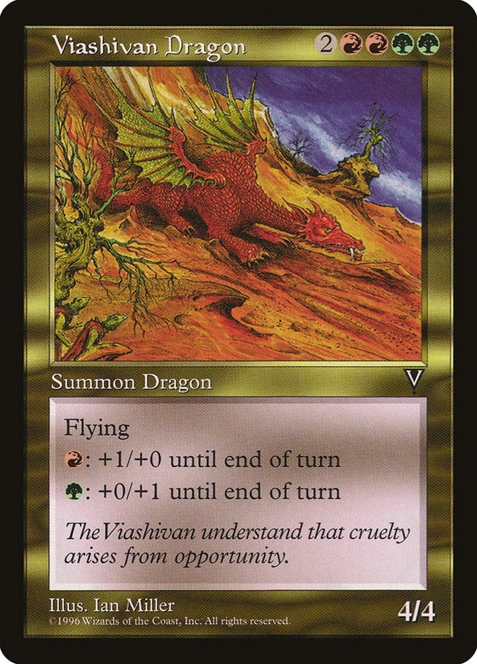 Viashivan Dragon [VIS] - MTG Single