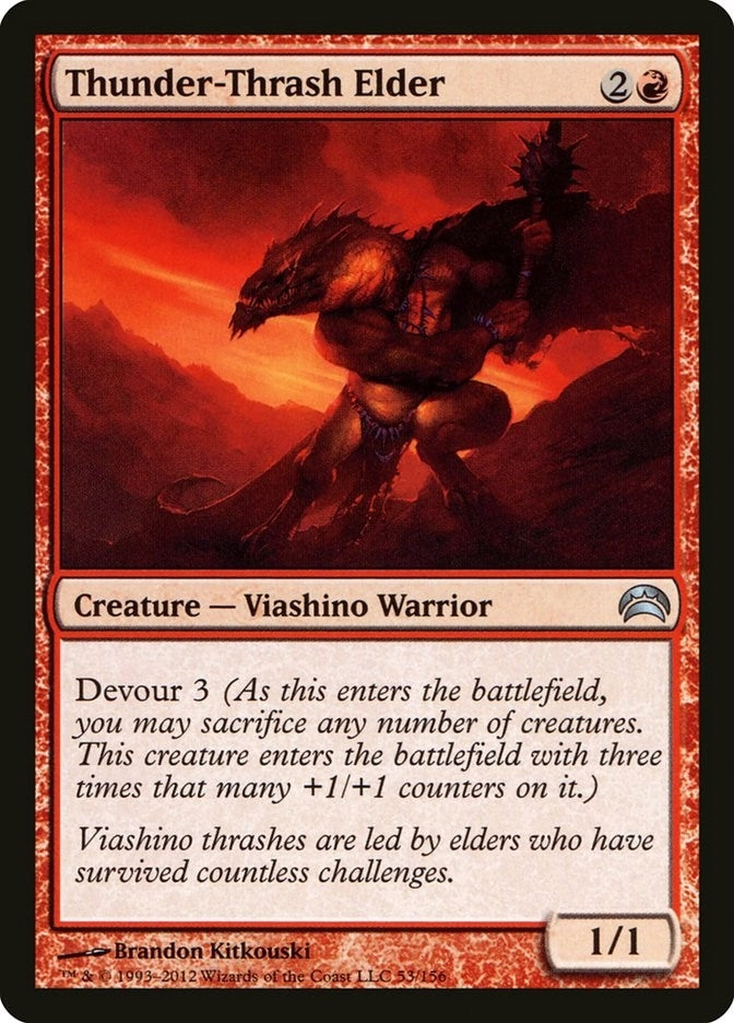 Thunder-Thrash Elder (53) [PC2] - MTG Single