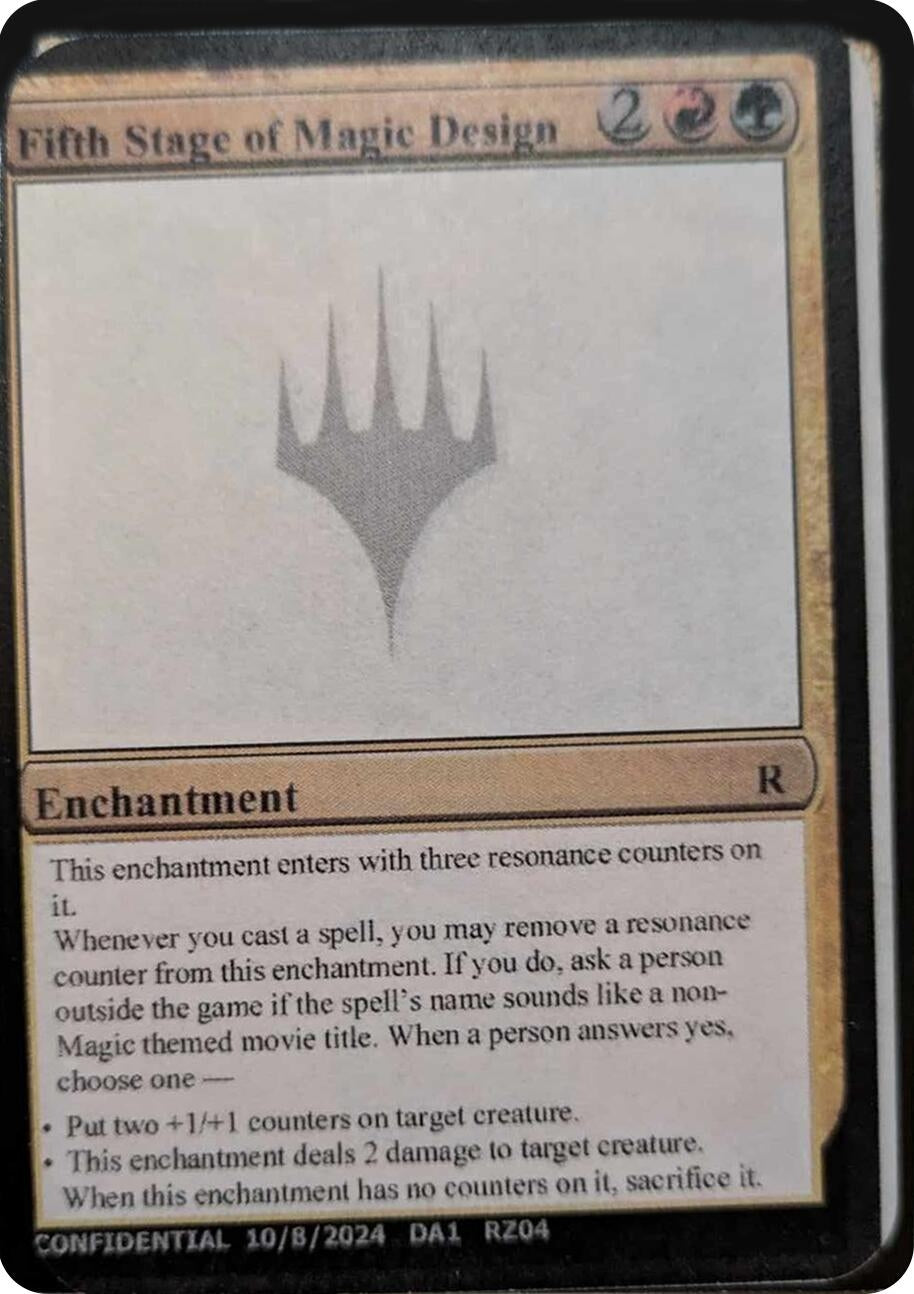 Fifth Stage of Magic Design - MTG Single