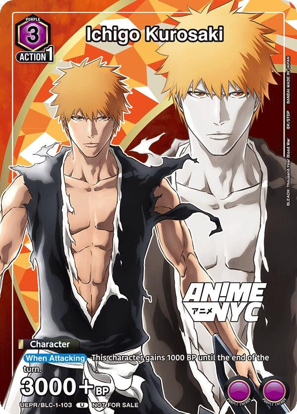 Ichigo Kurosaki (Anime NYC) (1103) [UEPR] - Union Arena Single
