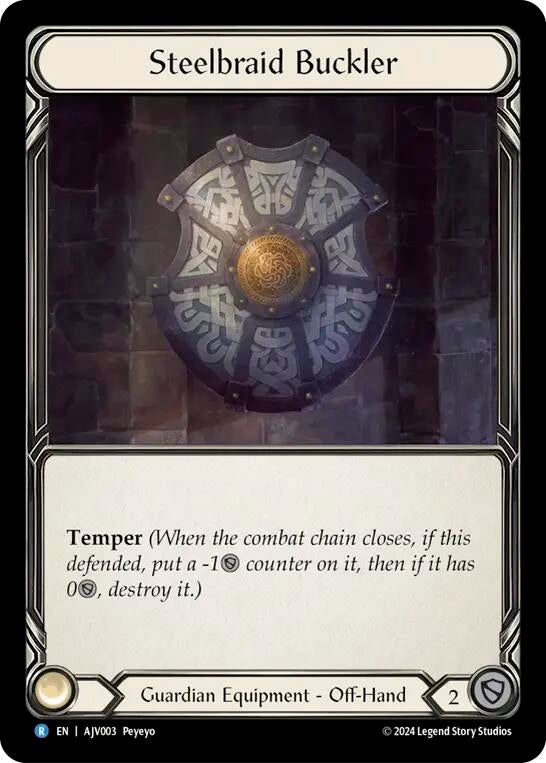 Steelbraid Buckler (3) - Flesh and Blood TCG Single