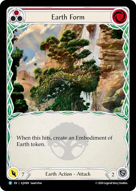 Earth Form (Red) (9) - Flesh and Blood TCG Single