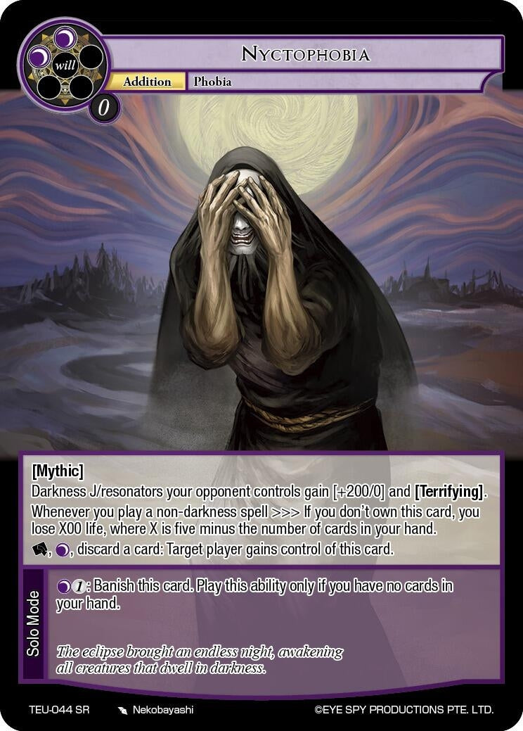 Nyctophobia (44) [TEU] - Force of Will Single