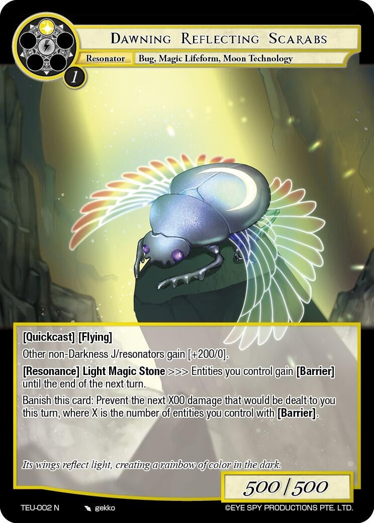 Dawning Reflecting Scarabs (2) [TEU] - Force of Will Single