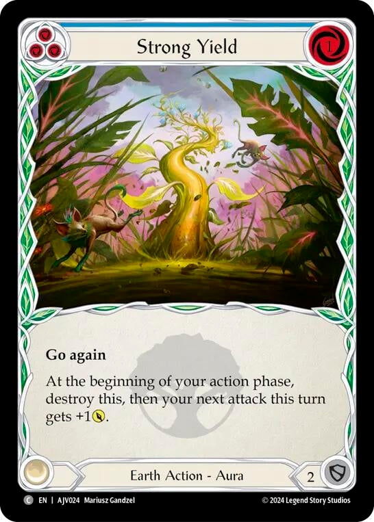 Strong Yield (Blue) - Flesh and Blood TCG Single