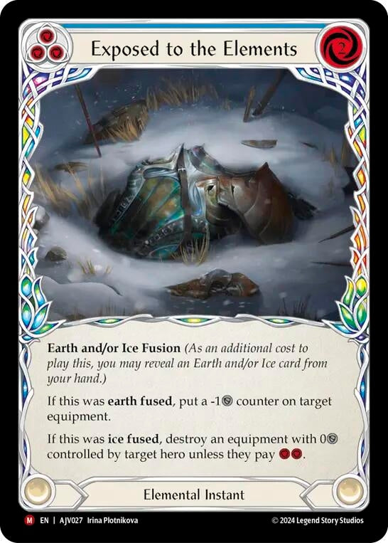 Exposed to the Elements - Flesh and Blood TCG Single