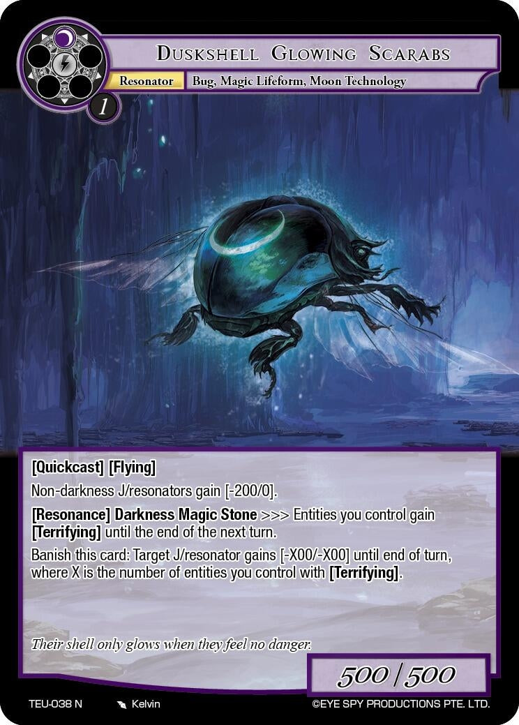 Duskshell Glowing Scarabs (38) [TEU] - Force of Will Single