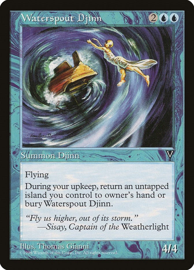 Waterspout Djinn [VIS] - MTG Single