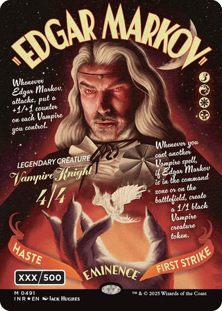 Edgar Markov (Showcase) (Serial Numbered) (Double Rainbow Foil) (491) [INR] - MTG Single