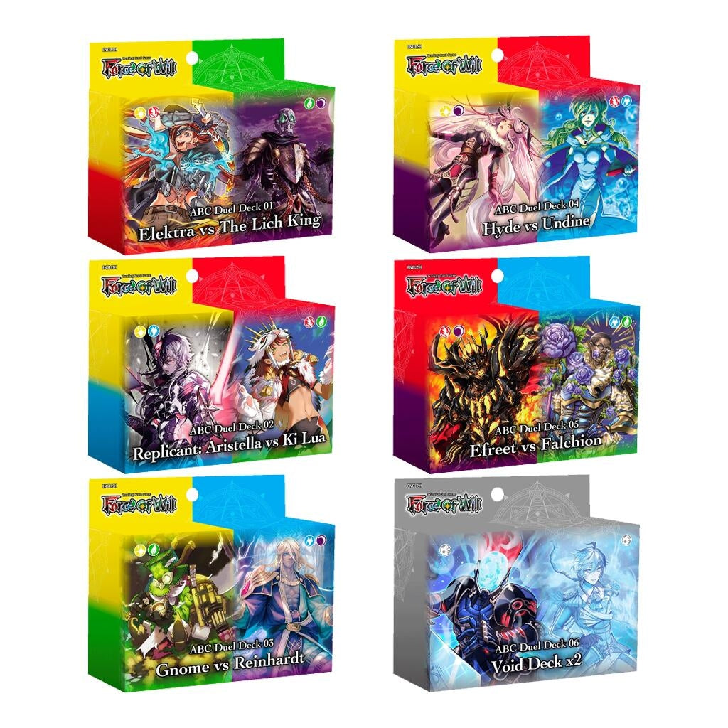 ABC Duel Decks [Set of 6] [ABC-SD] - Force of Will Sealed