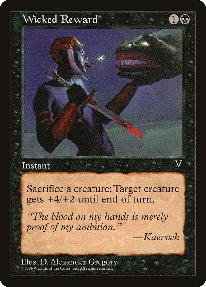 Wicked Reward [VIS] - MTG Single