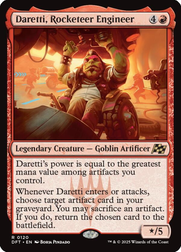 Daretti Rocketeer Engineer (120) [DFT] - MTG Single