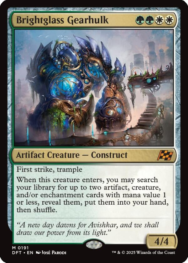 Image for Brightglass Gearhulk (191) [Aetherdrift]