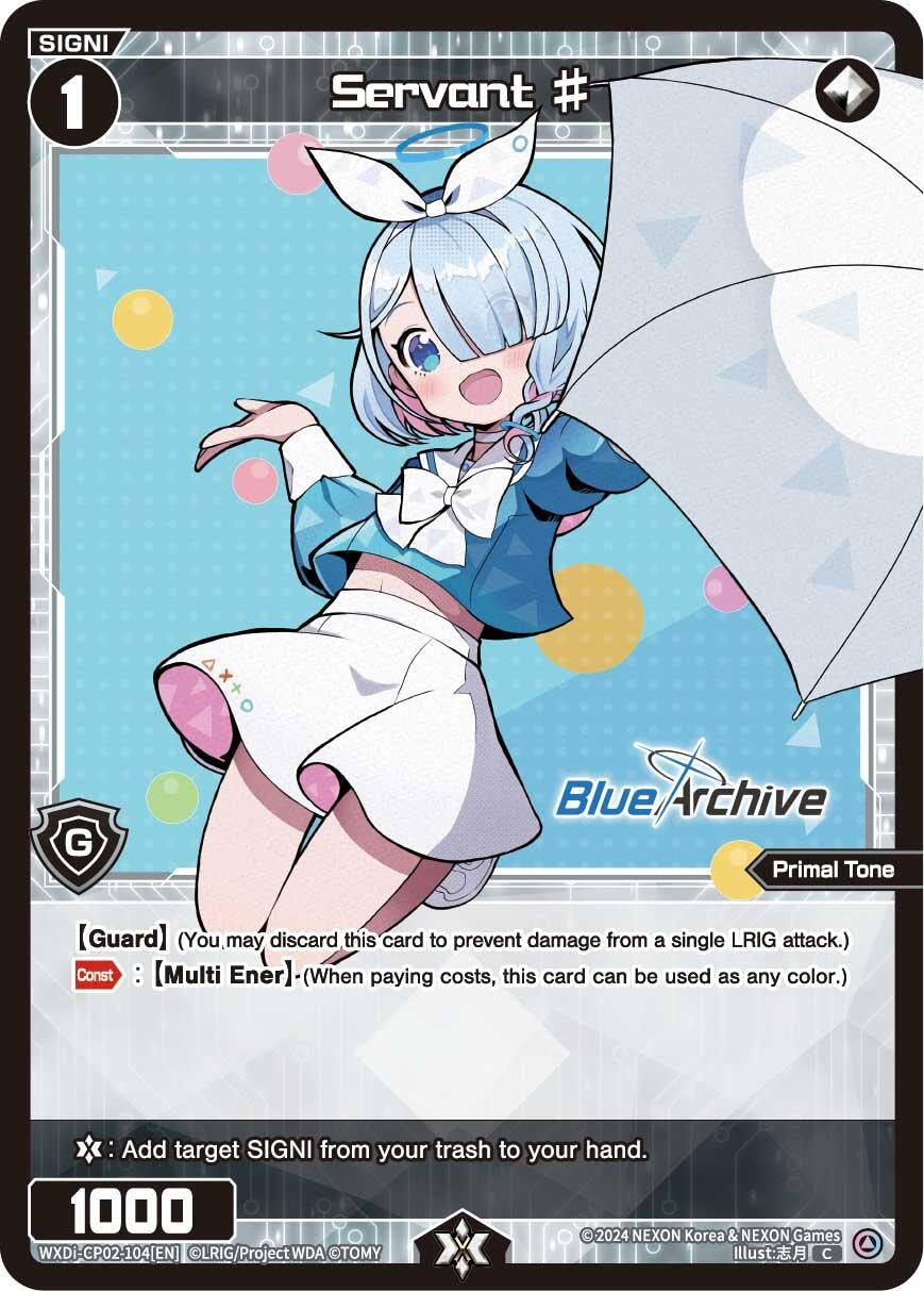 Servant # (2104) [WXDi-CP02] - WIXOSS Single