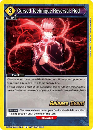 Cursed Technique Reversal: Red (31030) [UE03BT_RE] - Union Arena Single