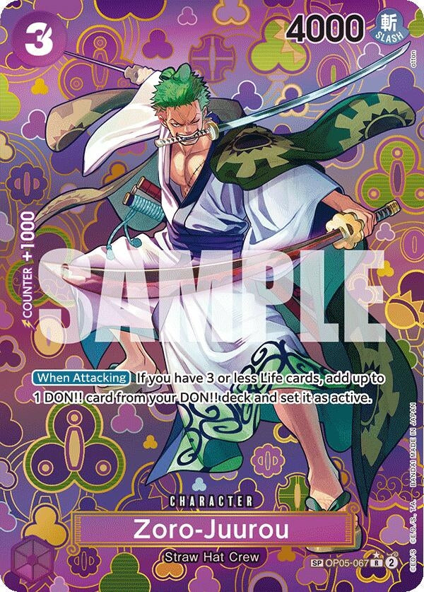 Zoro-Juurou (SP) (5067) (OP09) - One Piece Card Game Single