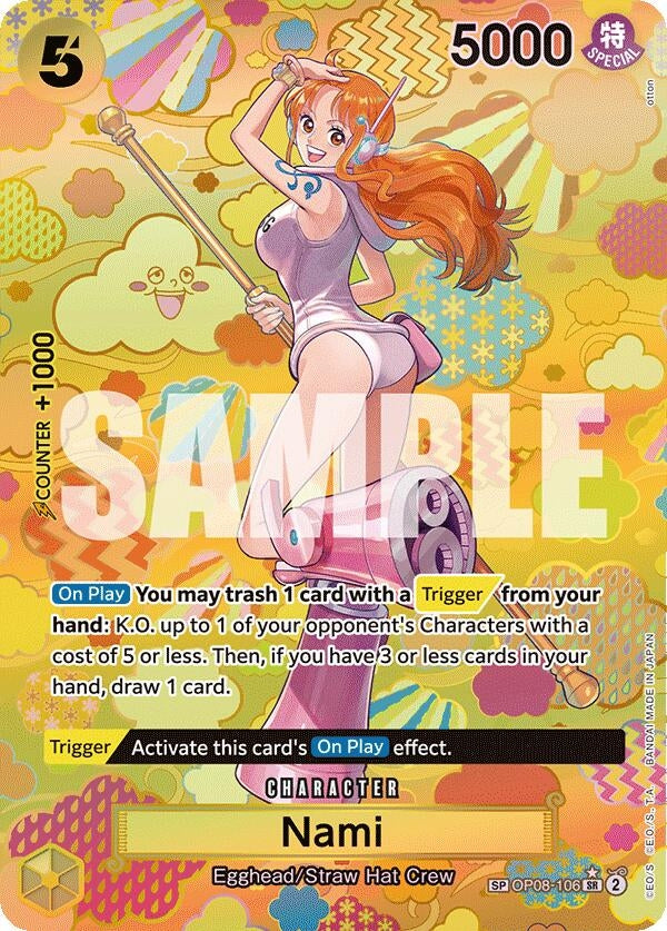Nami (SP) (8106) (OP09) - One Piece Card Game Single