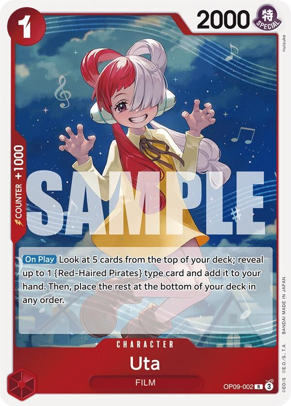 Uta (9002) (OP09) - One Piece Card Game Single
