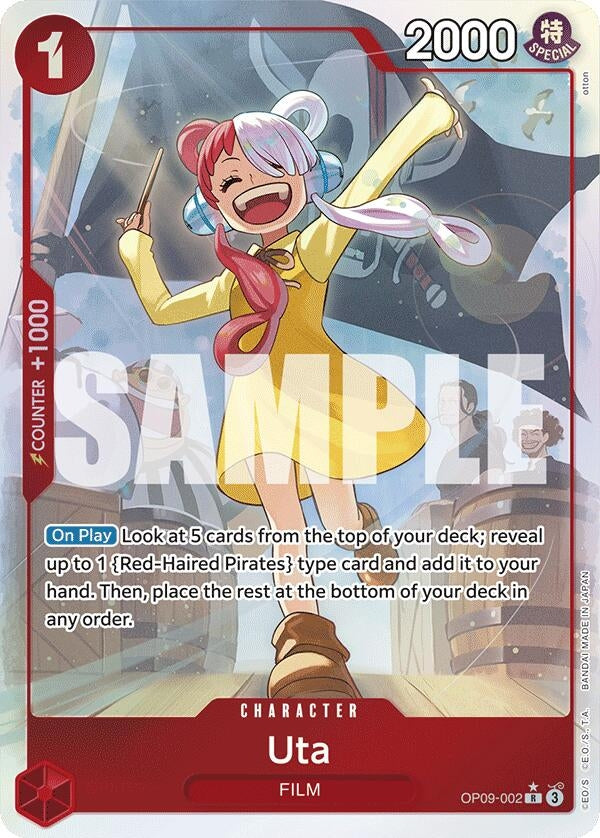 Uta (Parallel) (9002) (OP09) - One Piece Card Game Single