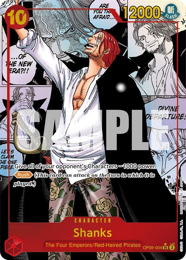 Shanks (004) (Parallel) [OP09] - One Piece Card Game Sealed