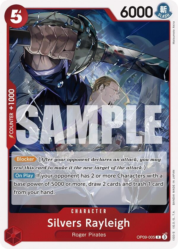 Silvers Rayleigh (OP09-005) (OP09) - One Piece Card Game Single