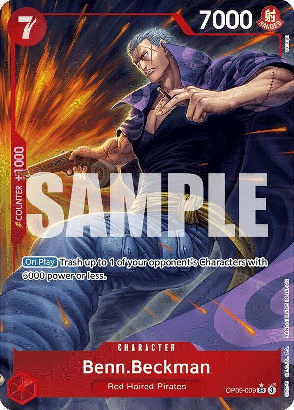 Benn.Beckman (Parallel) (9009) (OP09) - One Piece Card Game Single