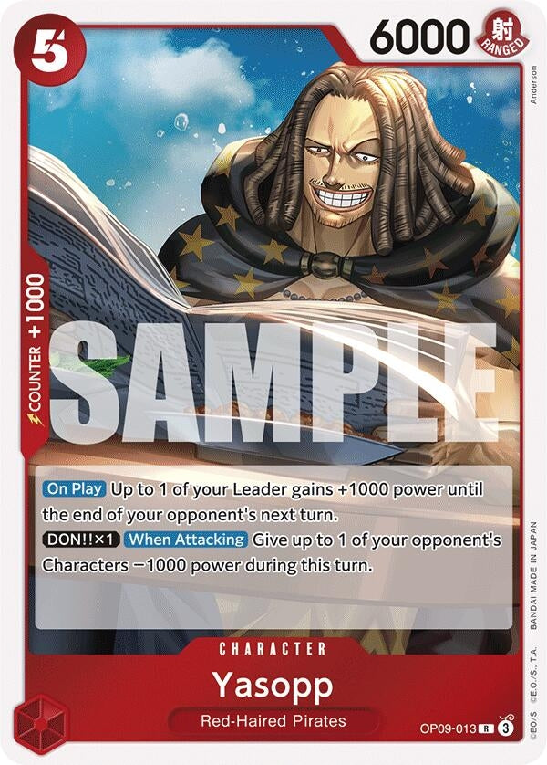Yasopp (OP09-013) (OP09) - One Piece Card Game Single