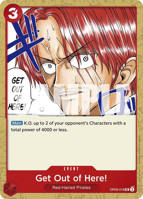 Get Out of Here! (OP09-018) (OP09) - One Piece Card Game Single