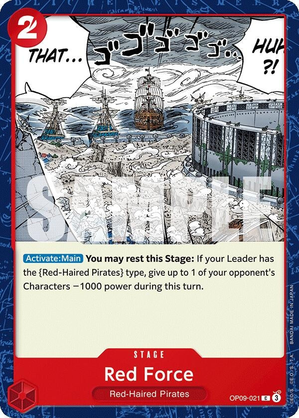 Red Force (OP09-021) [Emperors in the New World] - One Piece Single