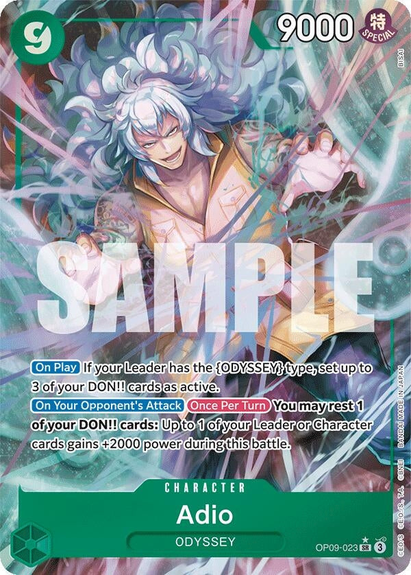 Adio (Parallel) (9023) (OP09) - One Piece Card Game Single
