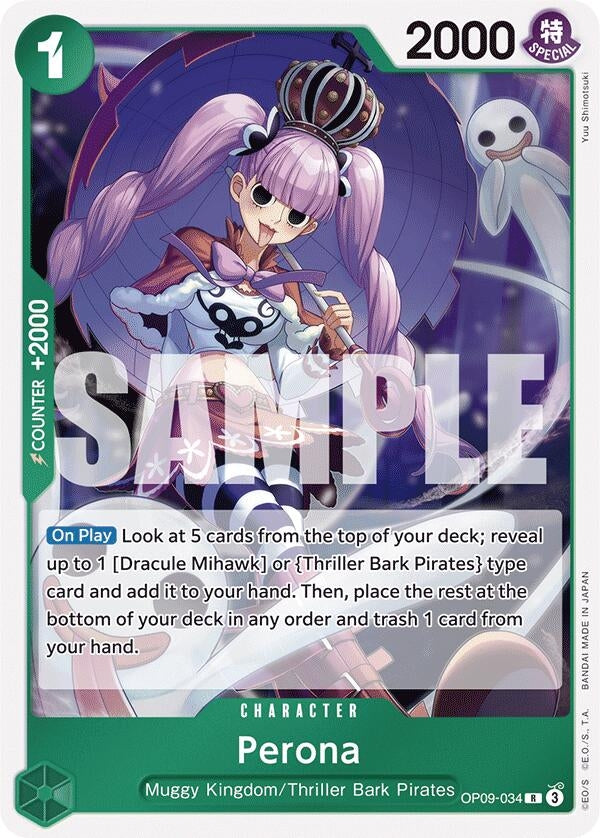 Perona (9034) (OP09) - One Piece Card Game Single