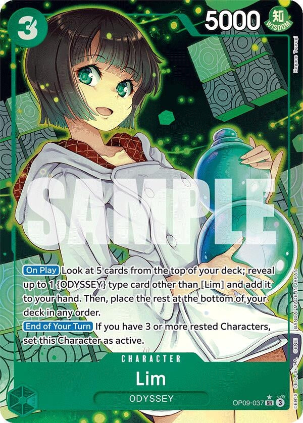 Lim (037) (Parallel) (9037) (OP09) - One Piece Card Game Single