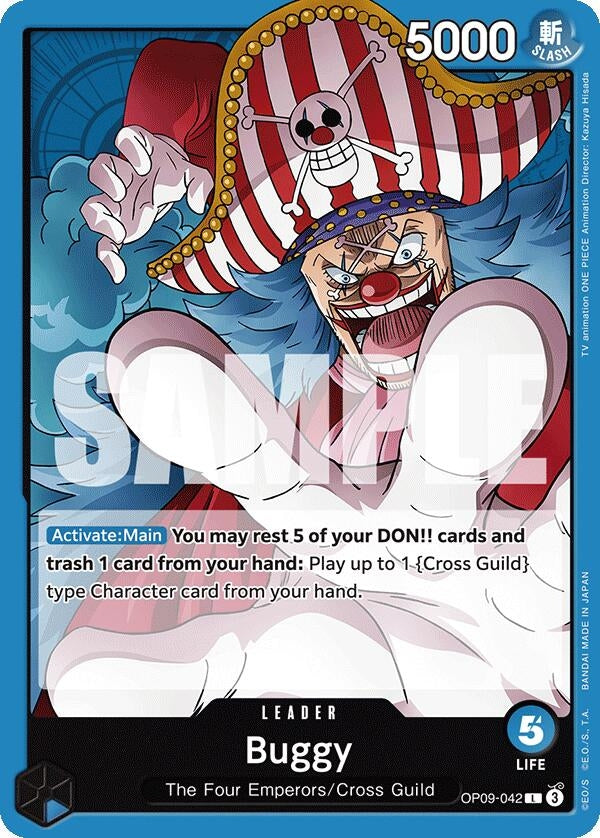 Buggy (042) (9042) (OP09) - One Piece Card Game Single
