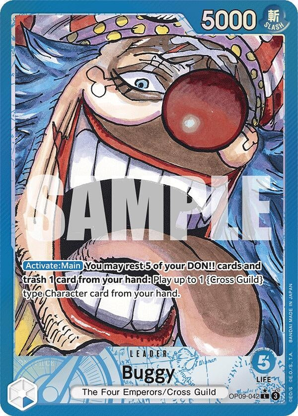 Buggy (042) (Parallel) (9042) (OP09) - One Piece Card Game Single