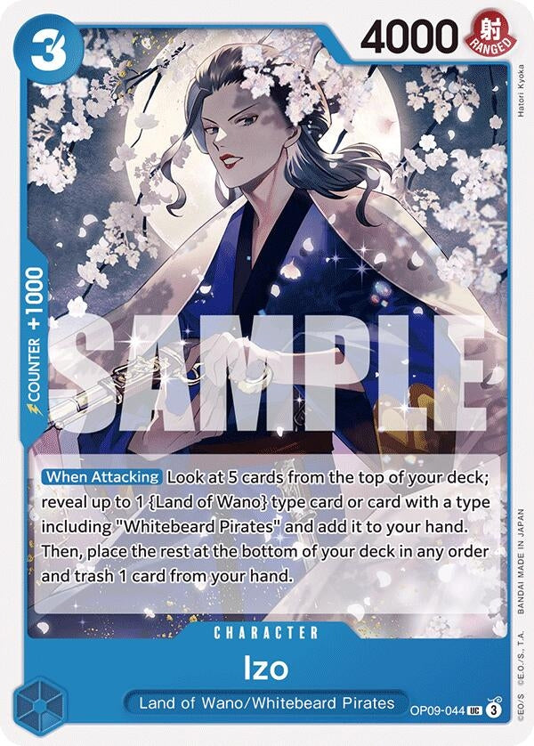 Izo (OP09-044) (OP09) - One Piece Card Game Single