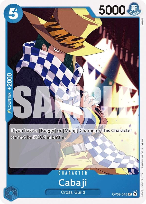 Cabaji (OP09-045) (OP09) - One Piece Card Game Single