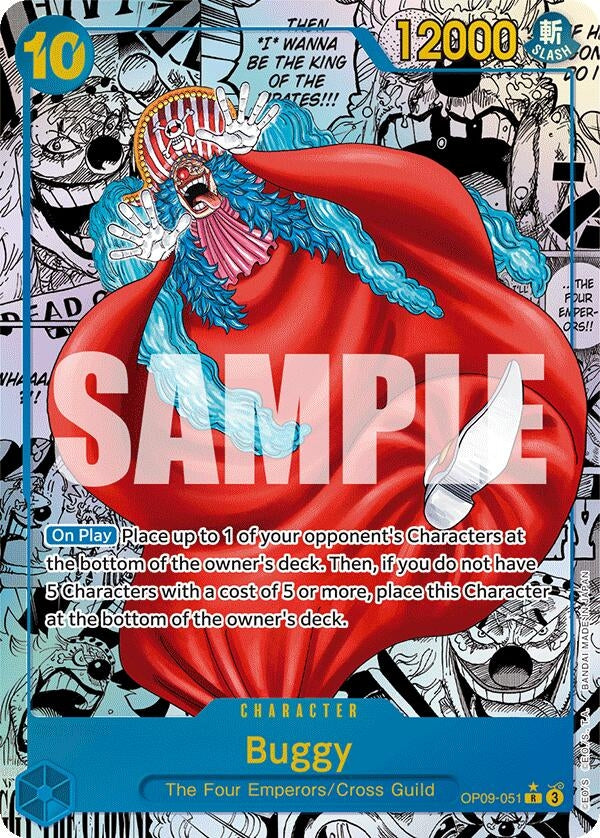 Buggy (051) (Paralle) (9051) (OP09) - One Piece Card Game Single