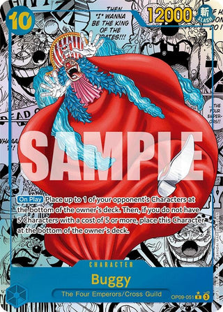 Buggy (051) (Paralle) (9051) (OP09) - One Piece Card Game Single