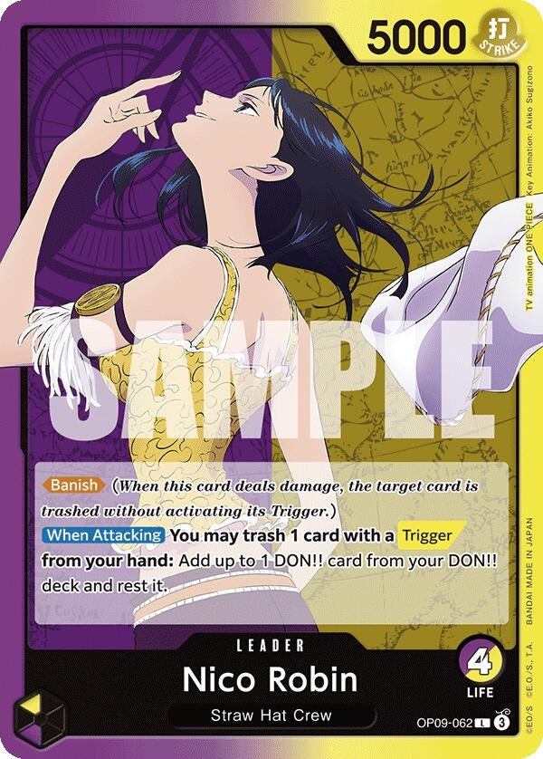 Nico Robin (062) (9062) (OP09) - One Piece Card Game Single