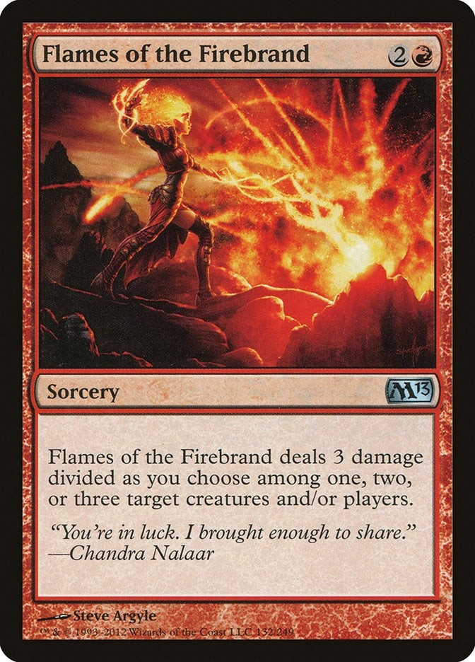 Flames of the Firebrand (132) [M13] - MTG Single